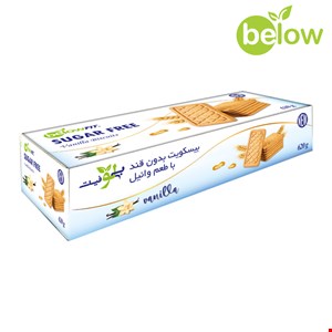 بیسکویت بدون قند وانیلی 620 گرمی (خانواده)